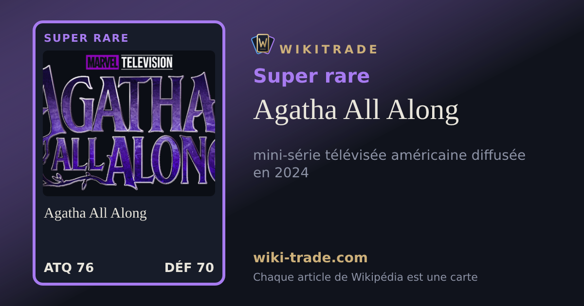 Agatha All Along — carte Super rare