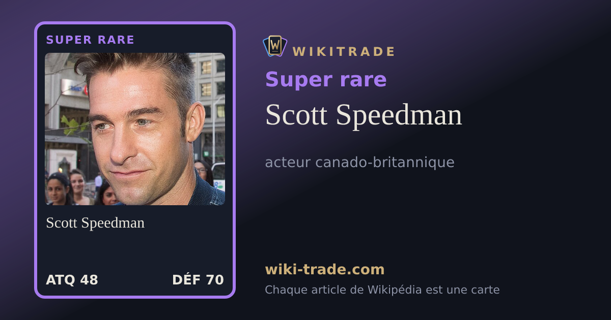 Scott Speedman — carte Super rare