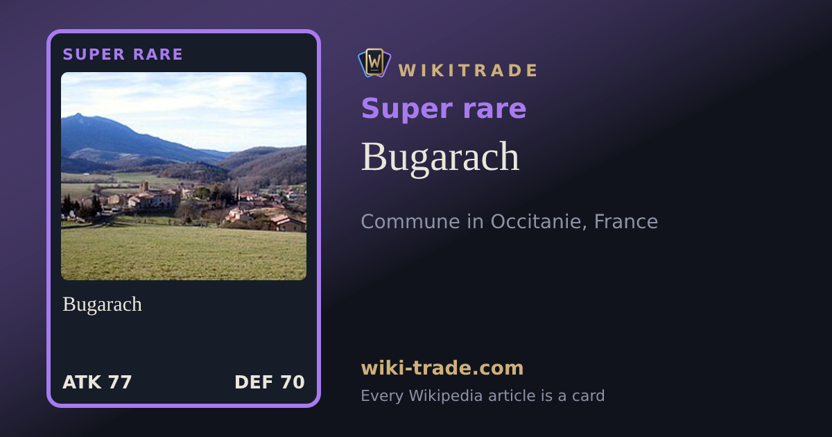 Bugarach — Super rare card