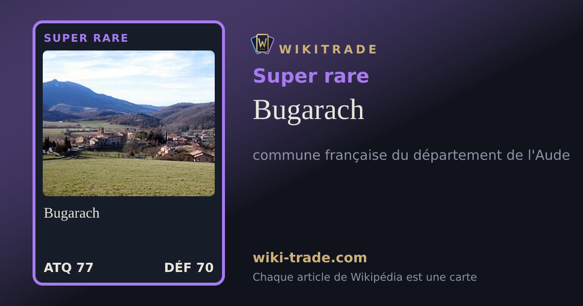 Bugarach — carte Super rare