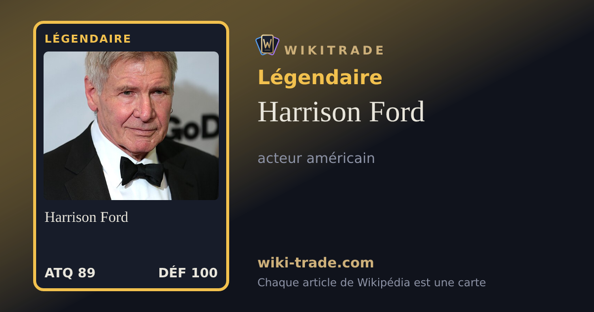 Harrison Ford — carte Légendaire