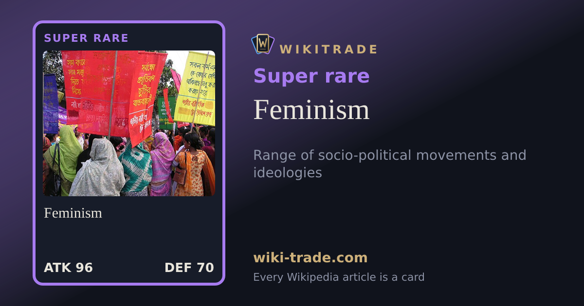 Feminism — Super rare card
