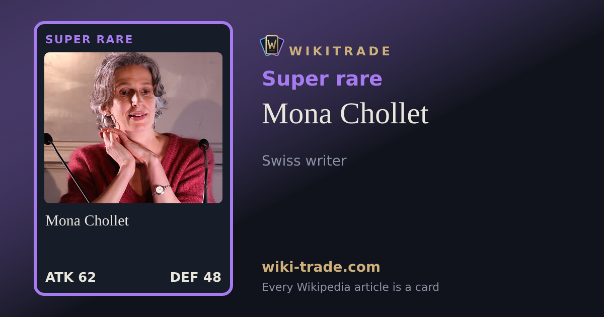 Mona Chollet — Super rare card