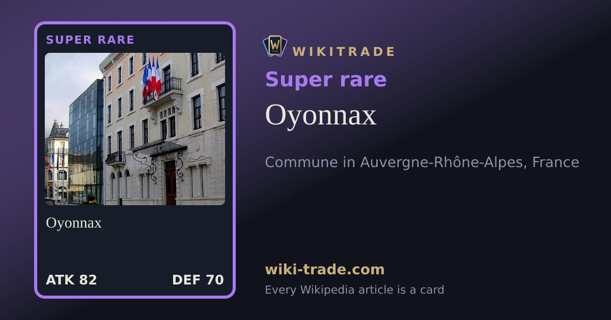 Oyonnax — Super rare card