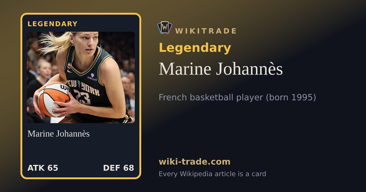 Marine Johannès — Legendary card