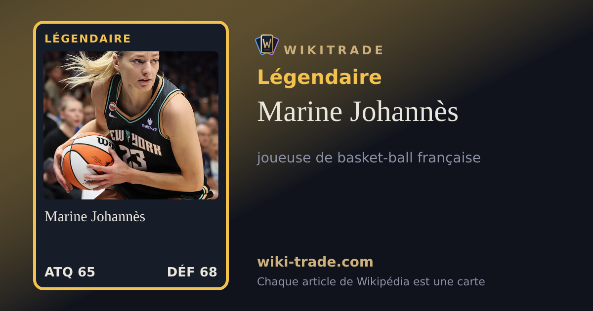 Marine Johannès — carte Légendaire