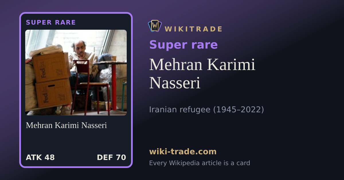 Mehran Karimi Nasseri — Super rare card