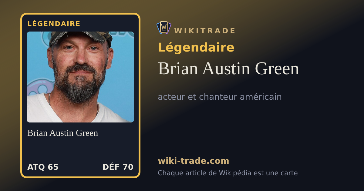 Brian Austin Green — carte Légendaire