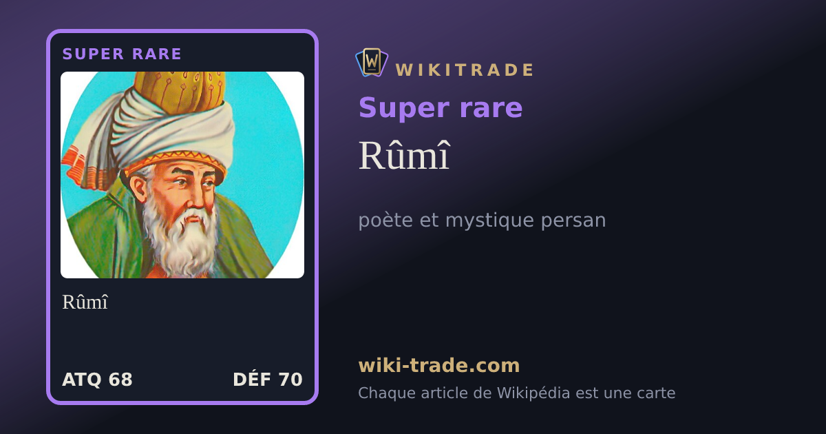 Rûmî — carte Super rare