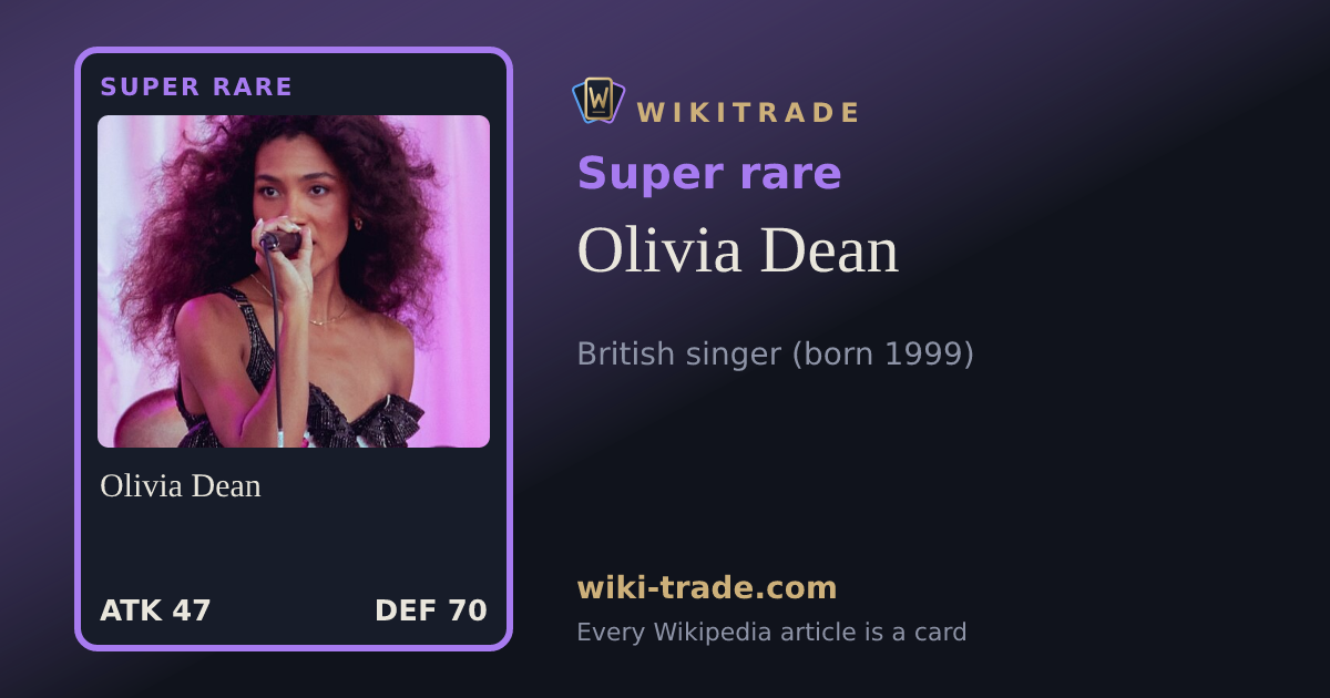 Olivia Dean — Super rare card