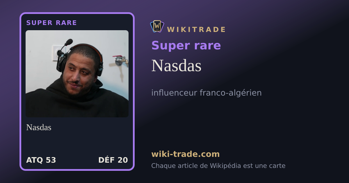 Nasdas — carte Super rare