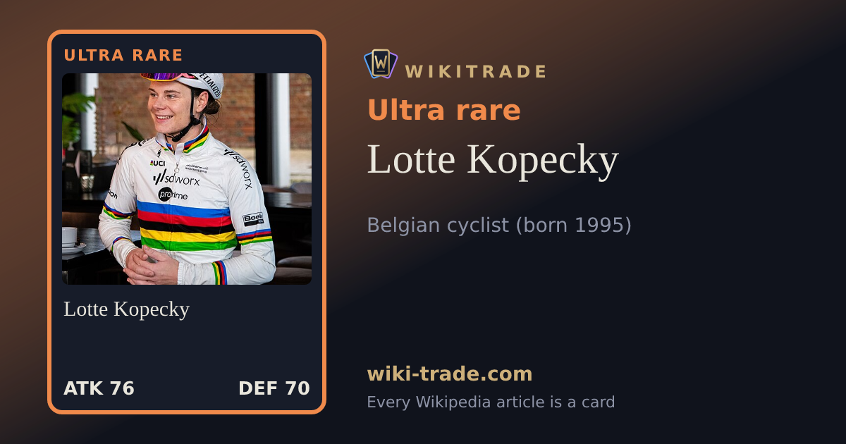 Lotte Kopecky — Ultra rare card
