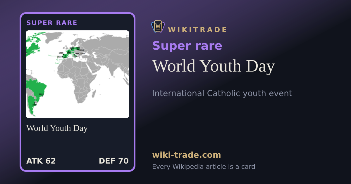 World Youth Day — Super rare card