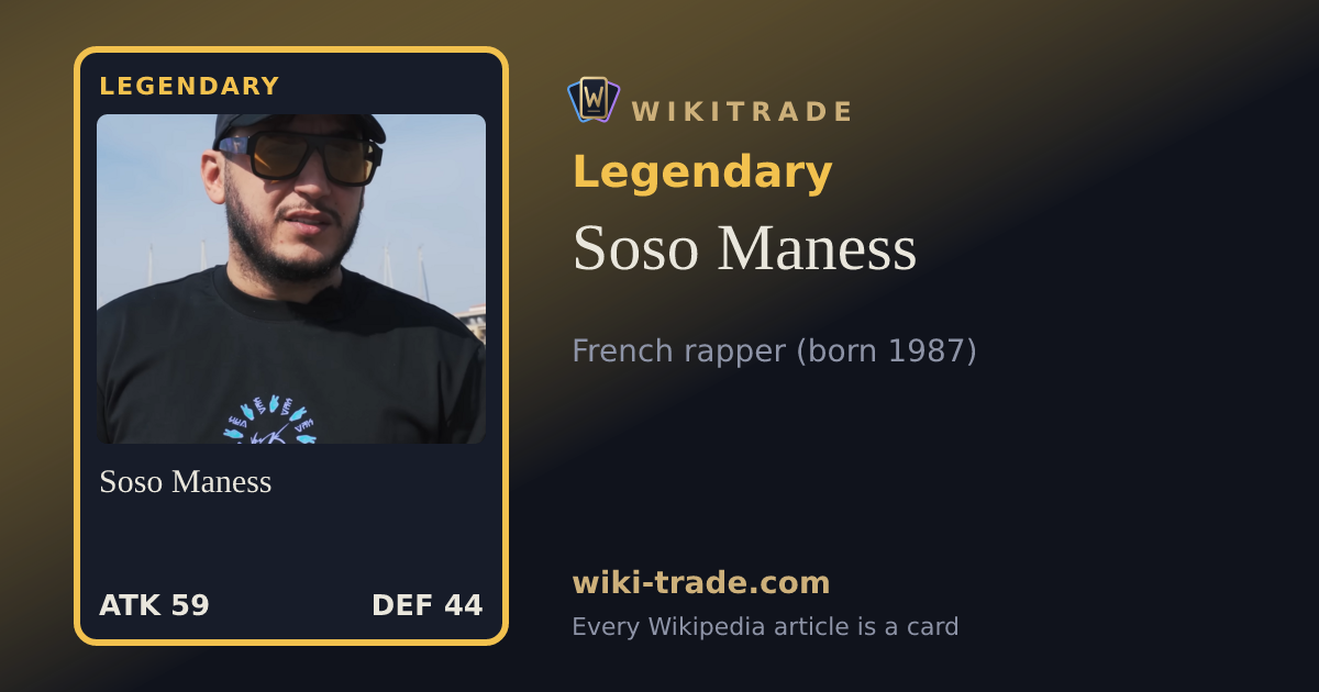 Soso Maness — Legendary card