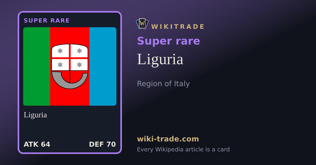 Liguria — Super rare card