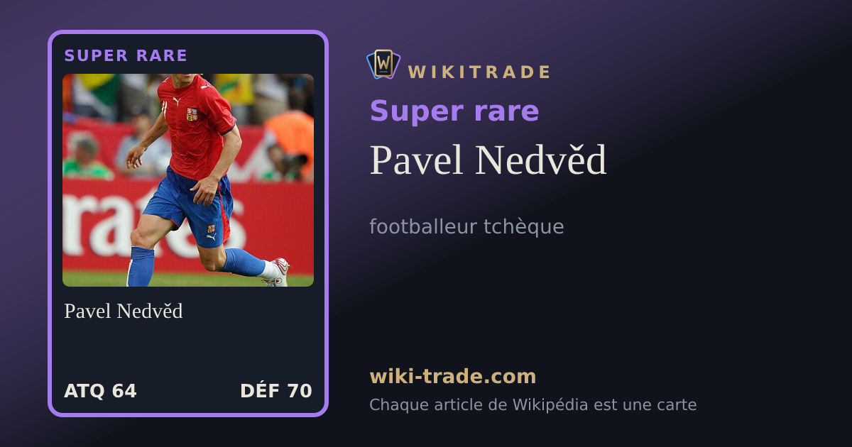 Pavel Nedvěd — carte Super rare