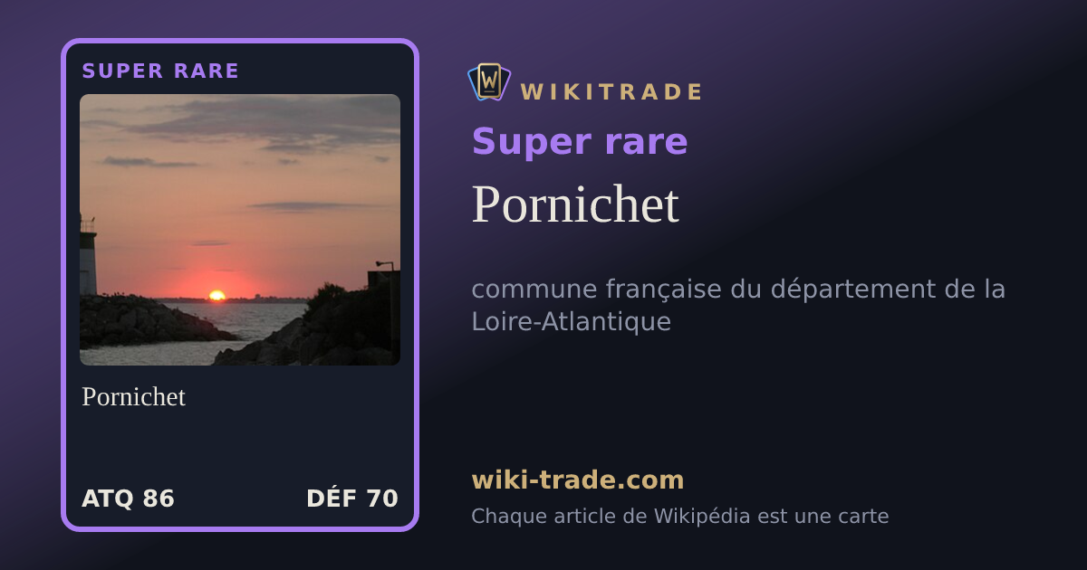 Pornichet — carte Super rare