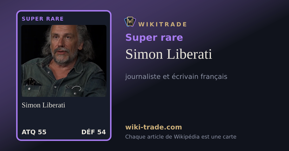 Simon Liberati — carte Super rare
