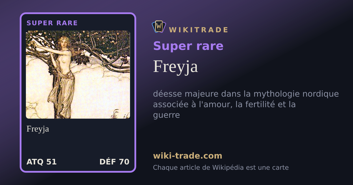 Freyja — carte Super rare