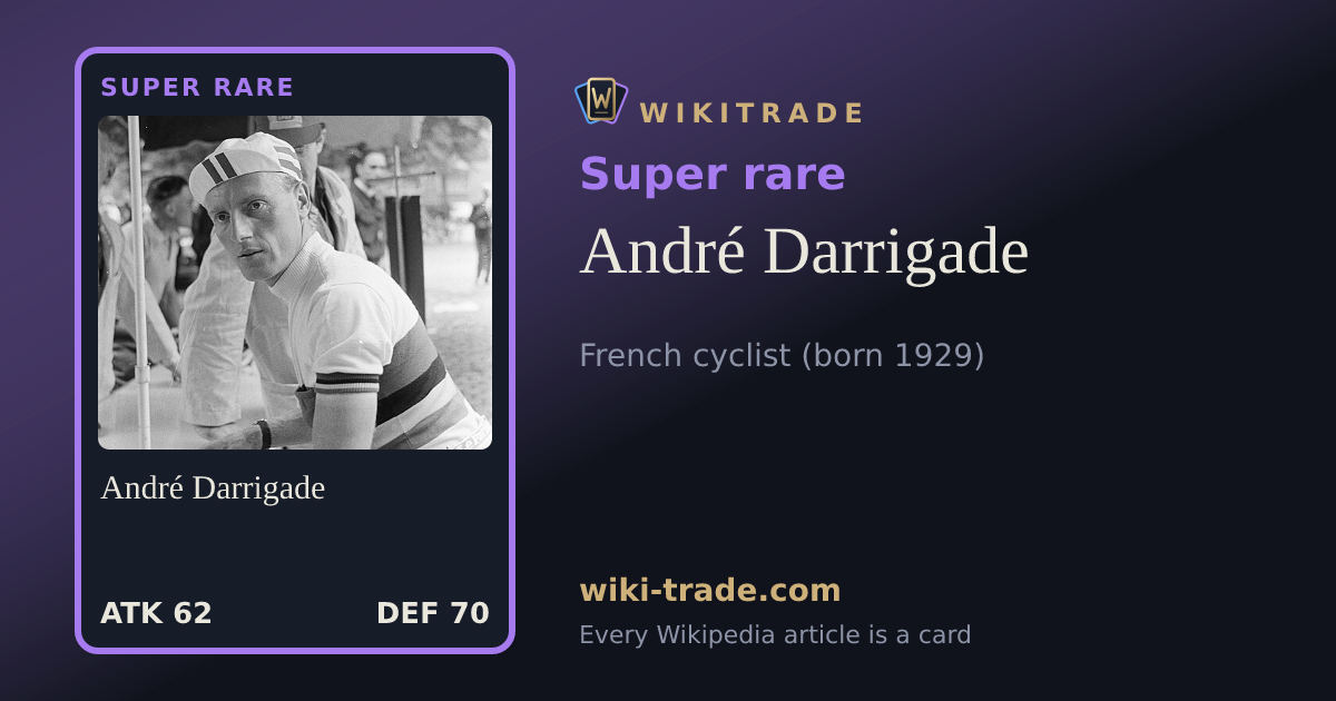 André Darrigade — Super rare card