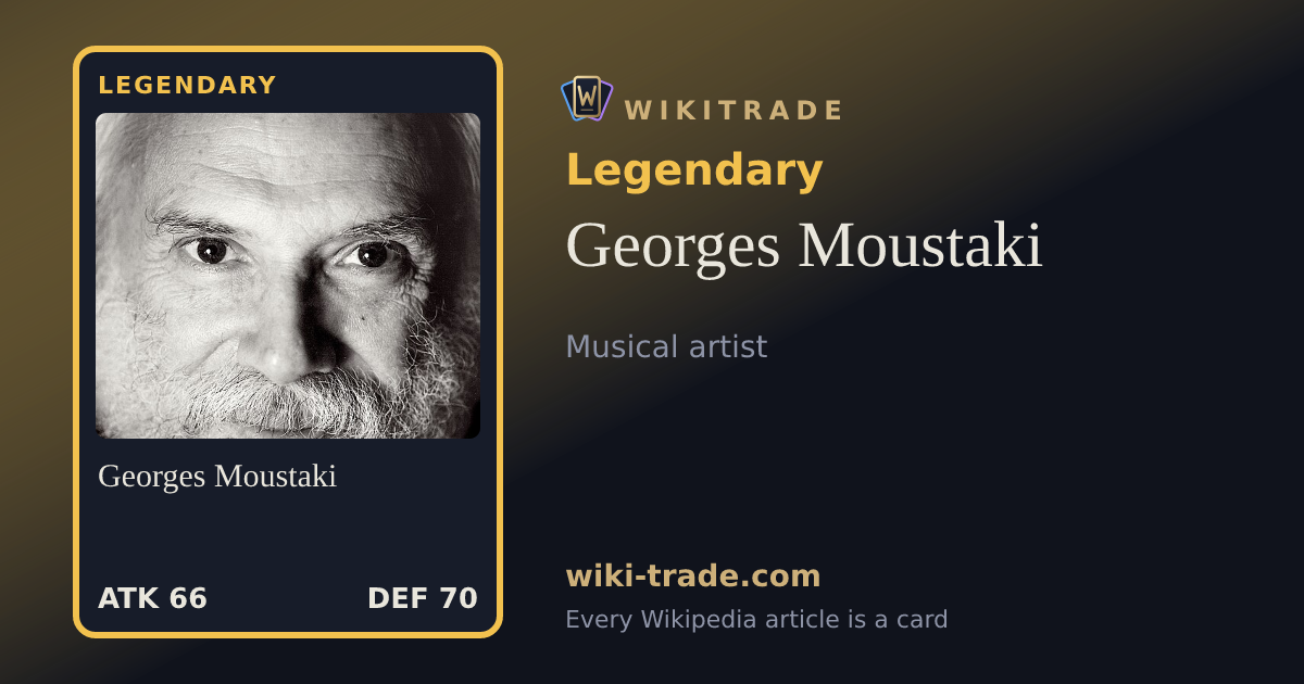 Georges Moustaki — Legendary card