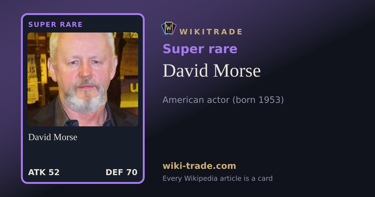 David Morse — Super rare card