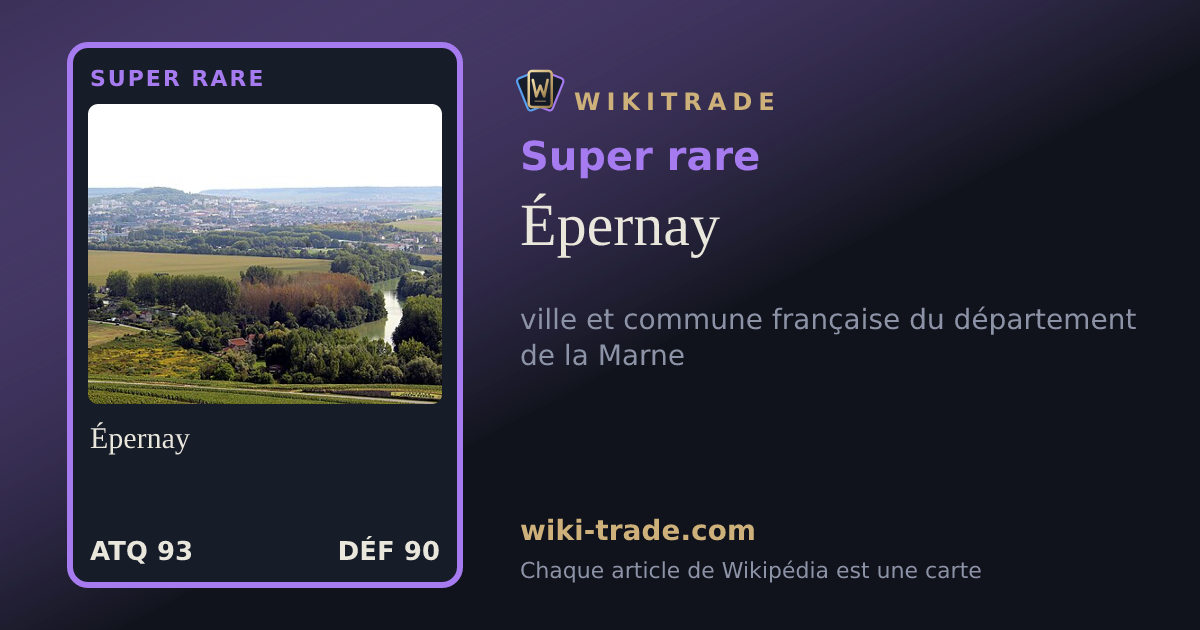 Épernay — carte Super rare