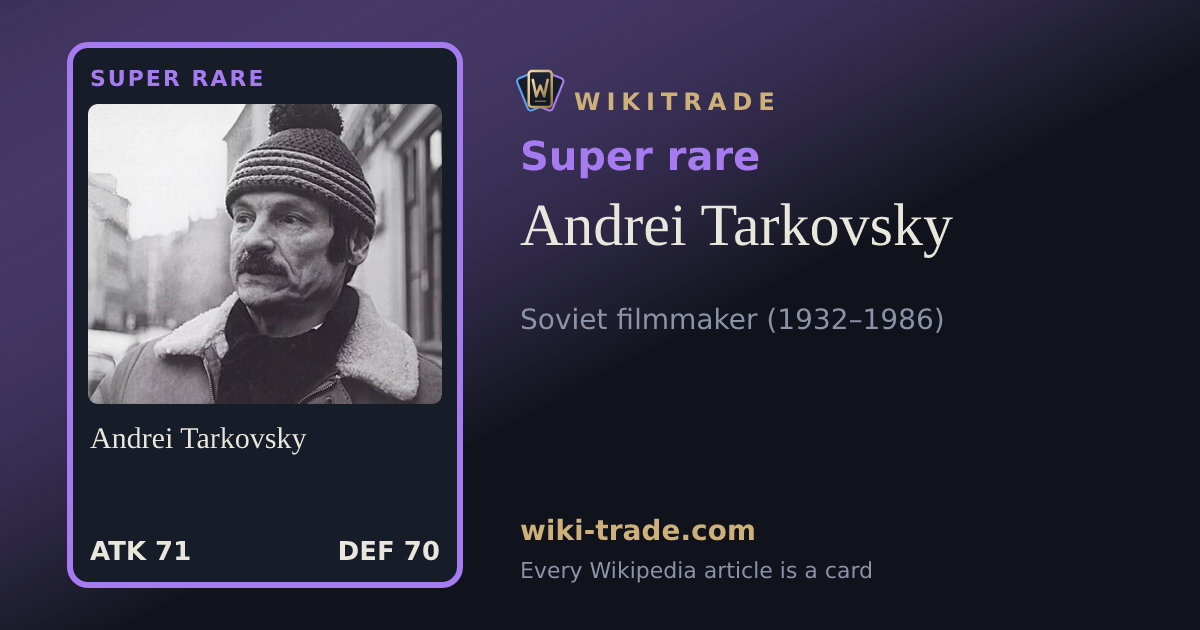 Andrei Tarkovsky — Super rare card