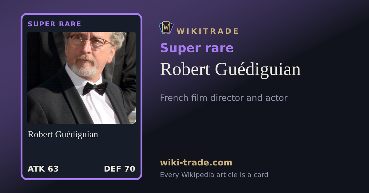 Robert Guédiguian — Super rare card
