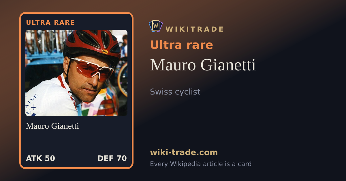 Mauro Gianetti — Ultra rare card