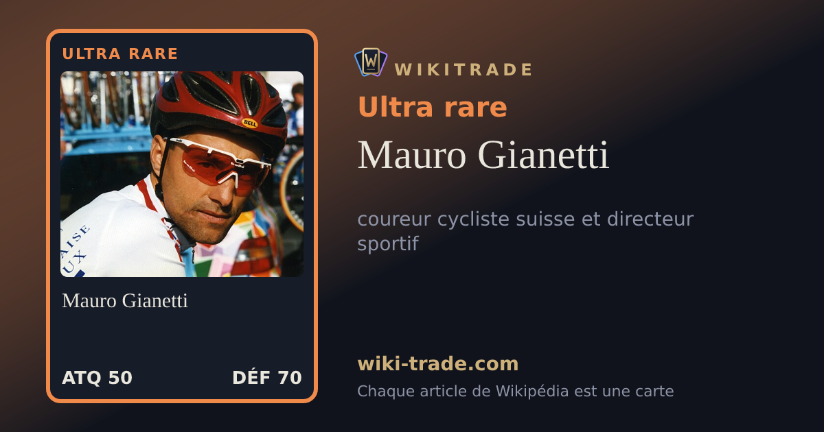Mauro Gianetti — carte Ultra rare