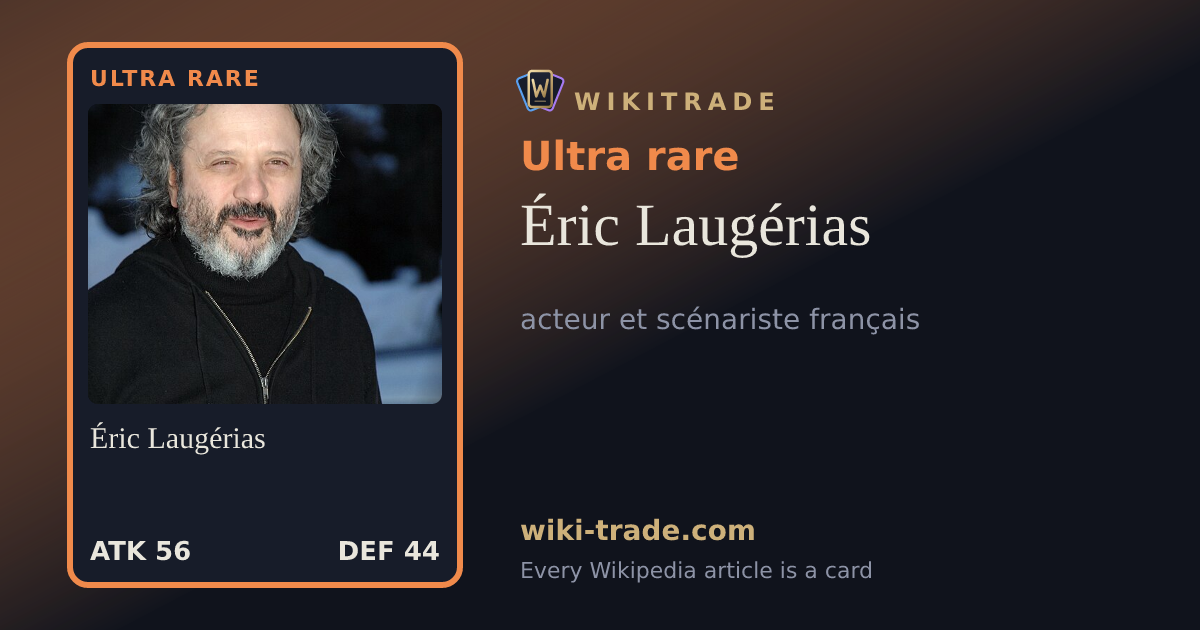 Éric Laugérias — Ultra rare card