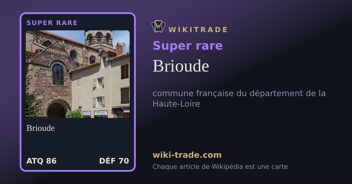 Brioude — carte Super rare