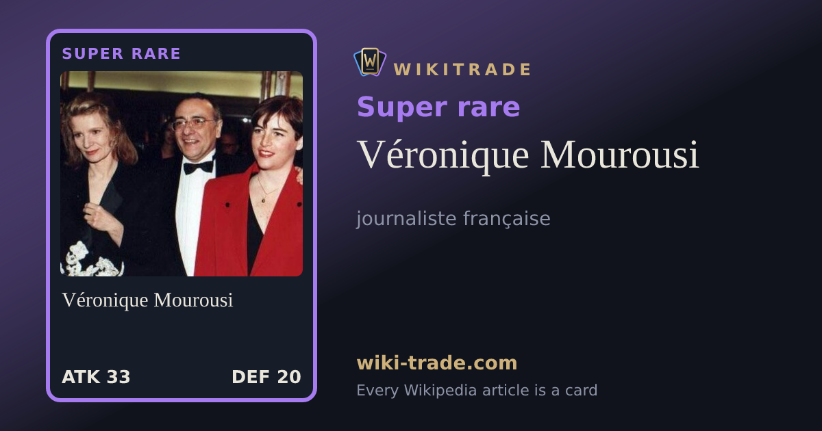 Véronique Mourousi — Super rare card
