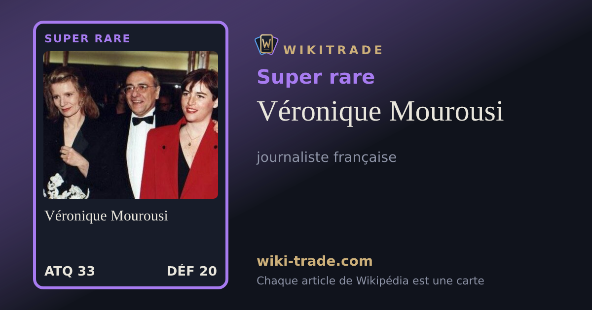 Véronique Mourousi — carte Super rare