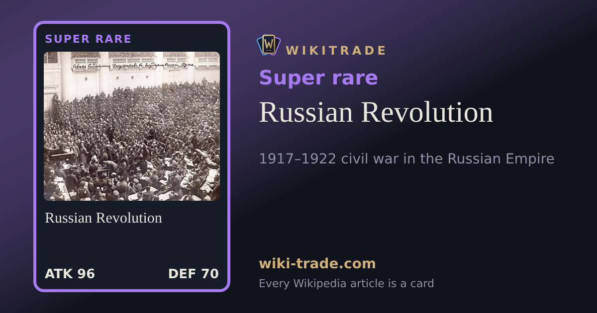 Russian Revolution — Super rare card