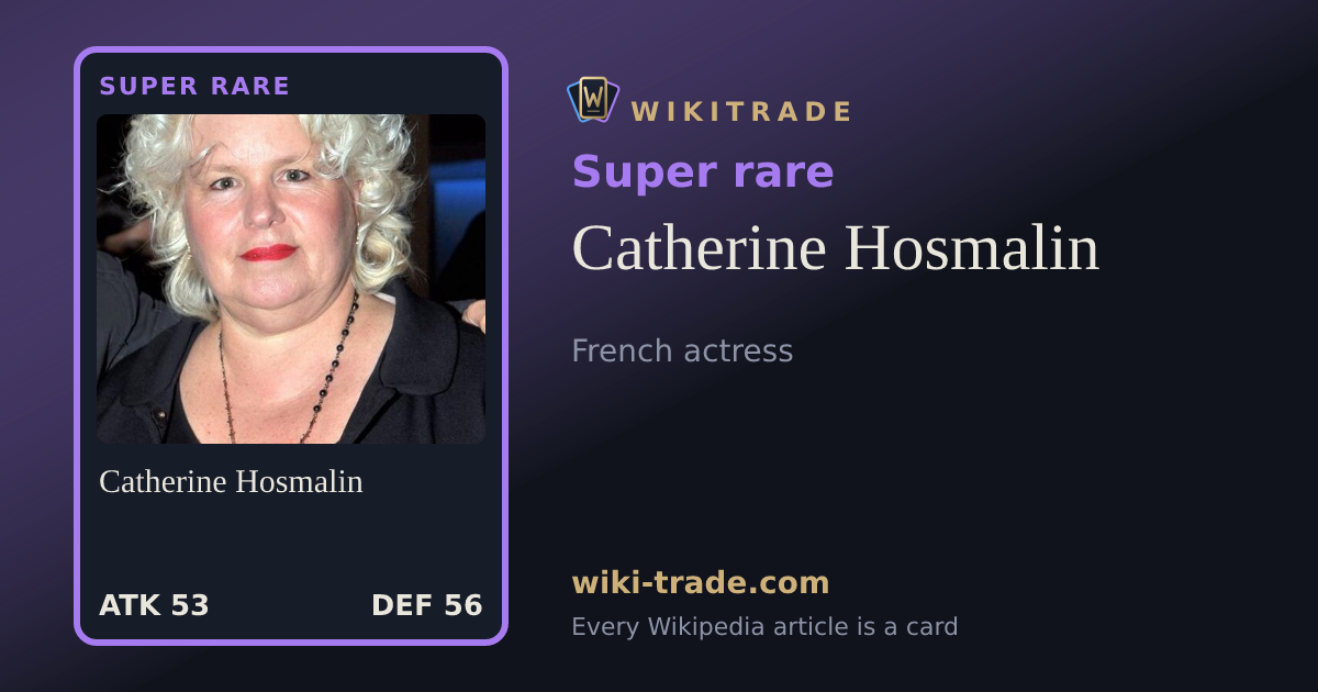 Catherine Hosmalin — Super rare card