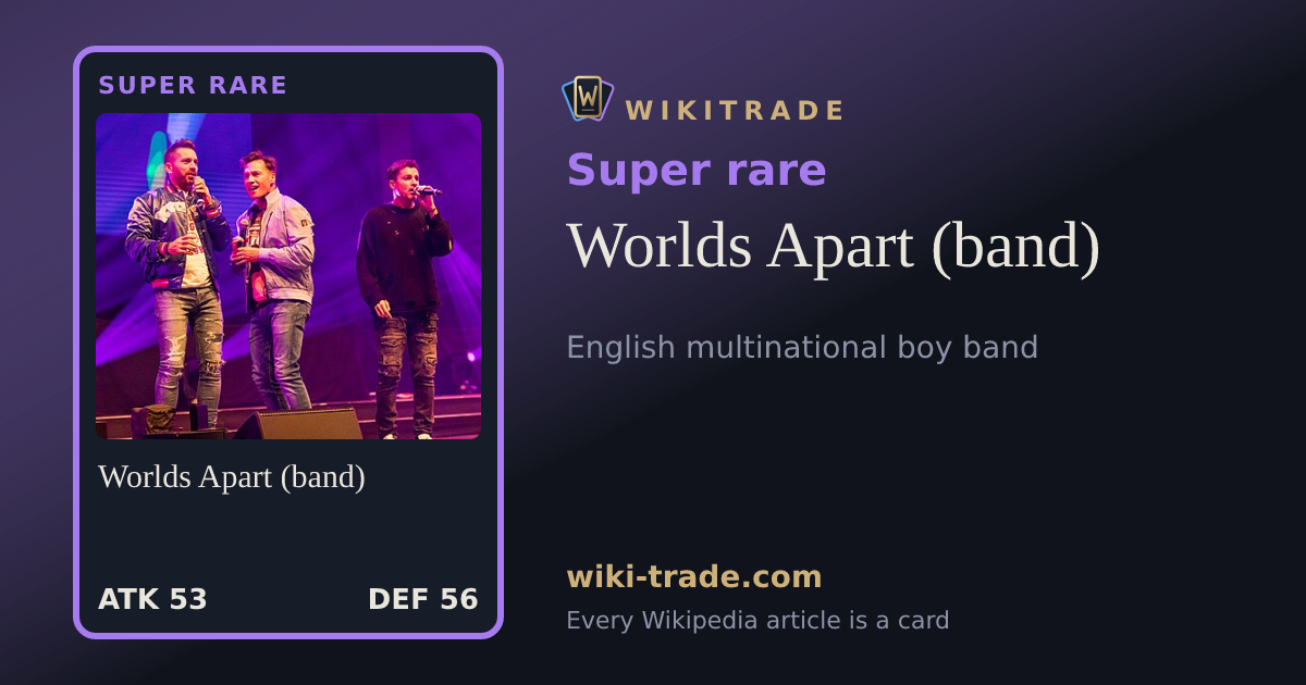 Worlds Apart (band) — Super rare card