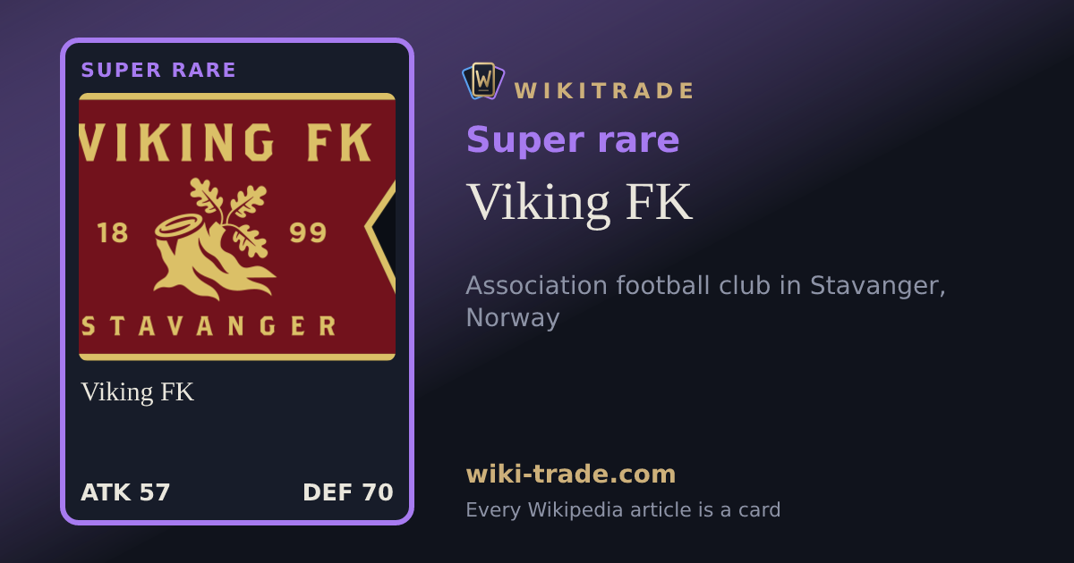 Viking FK — Super rare card