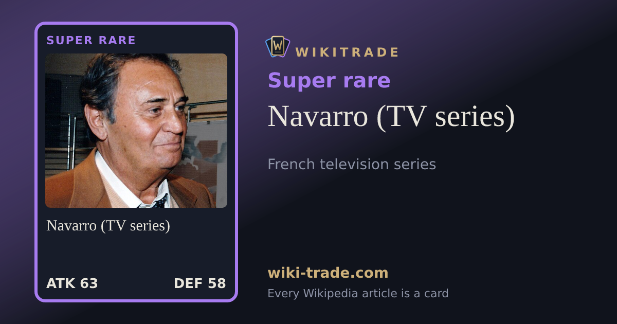 Navarro (TV series) — Super rare card