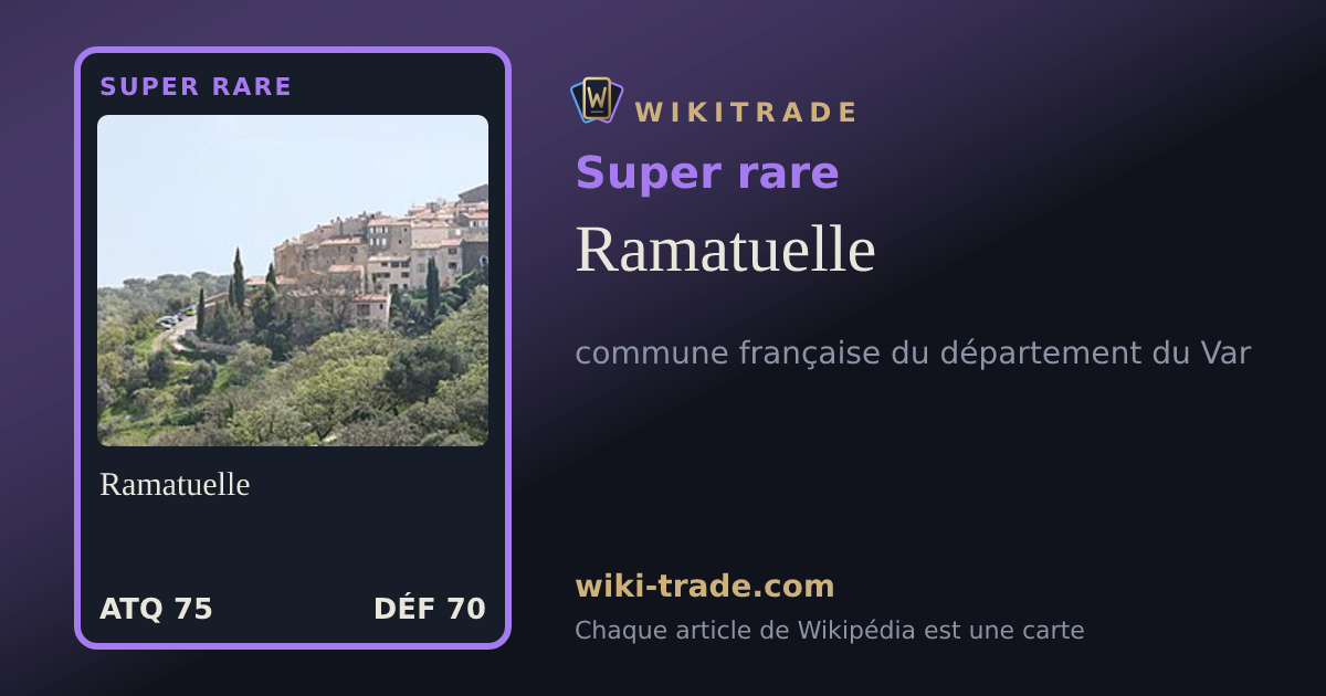 Ramatuelle — carte Super rare