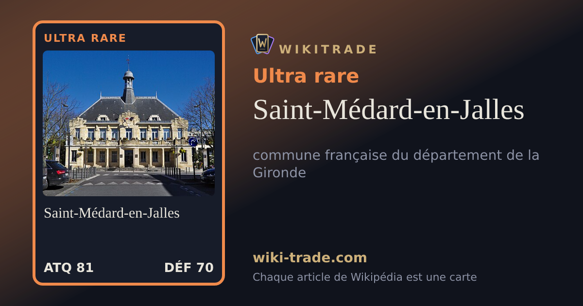 Saint-Médard-en-Jalles — carte Ultra rare