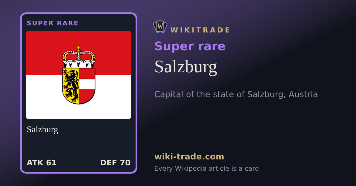 Salzburg — Super rare card