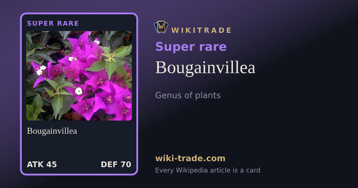 Bougainvillea — Super rare card