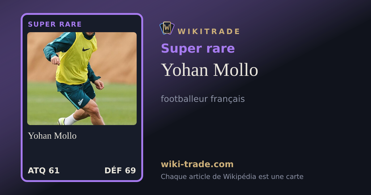 Yohan Mollo — carte Super rare