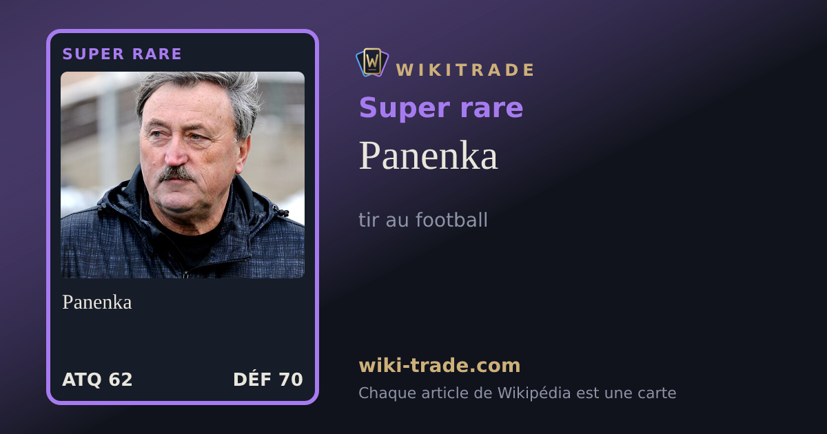 Panenka — carte Super rare