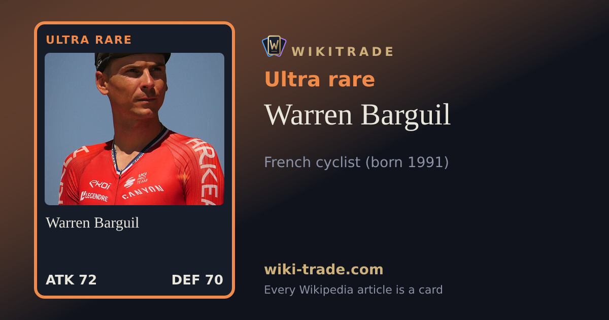 Warren Barguil — Ultra rare card