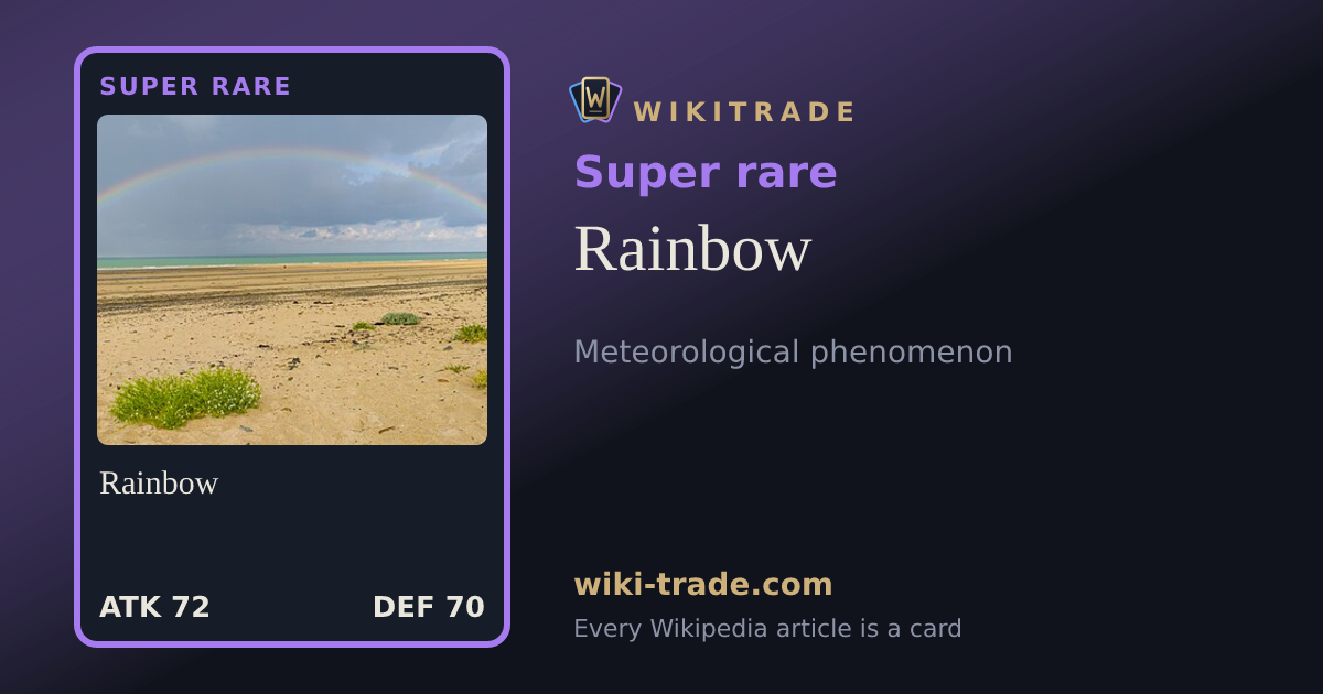 Rainbow — Super rare card
