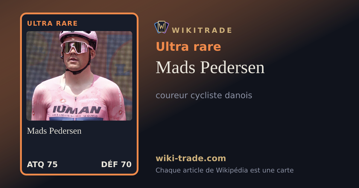 Mads Pedersen — carte Ultra rare