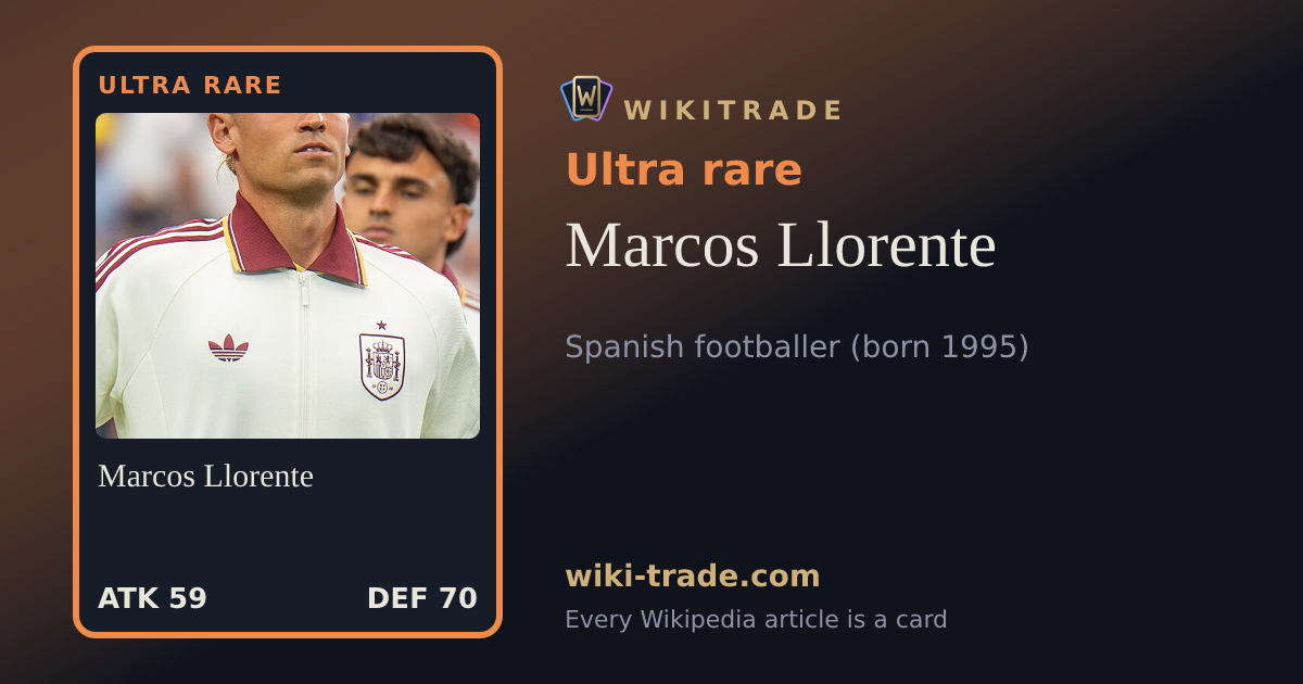 Marcos Llorente — Ultra rare card
